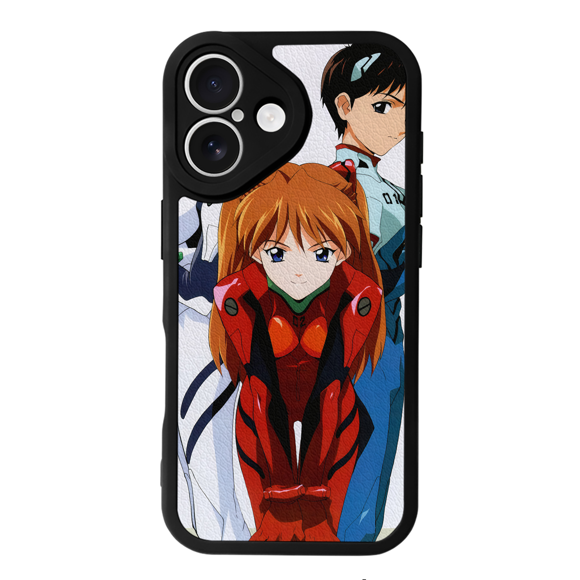 （画像用） EVA 新世紀エヴァンゲリオン 【iPhone 16シリーズ対応】シリコンスマホケース（レザー調） 材質：シリコン